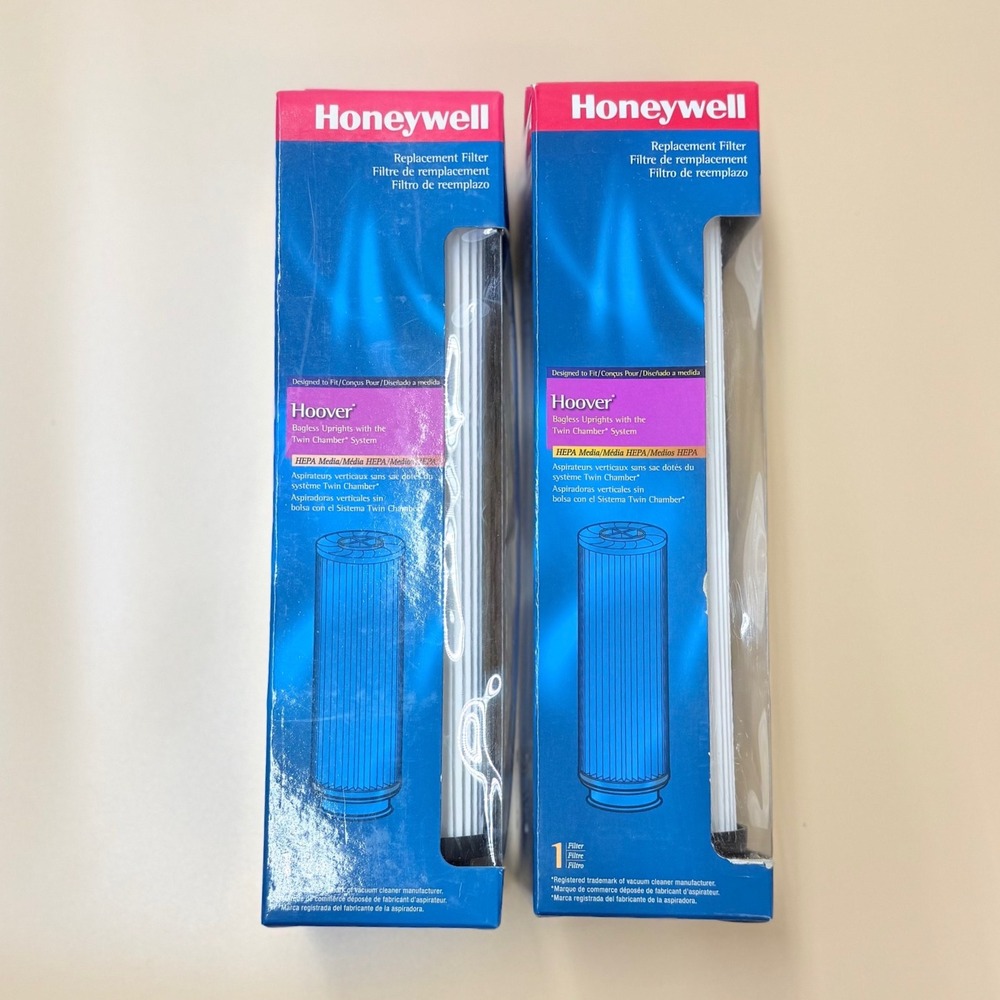 Honeywell H13001 HEPA Filters for Hoover Twin Chamber Bagless Uprights Lot of 2